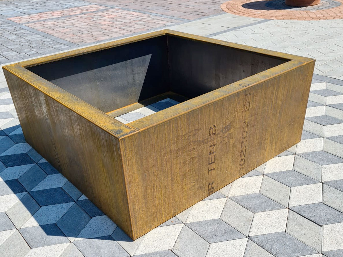 COR-TEN® Teräksinen istutusallas - Image 2